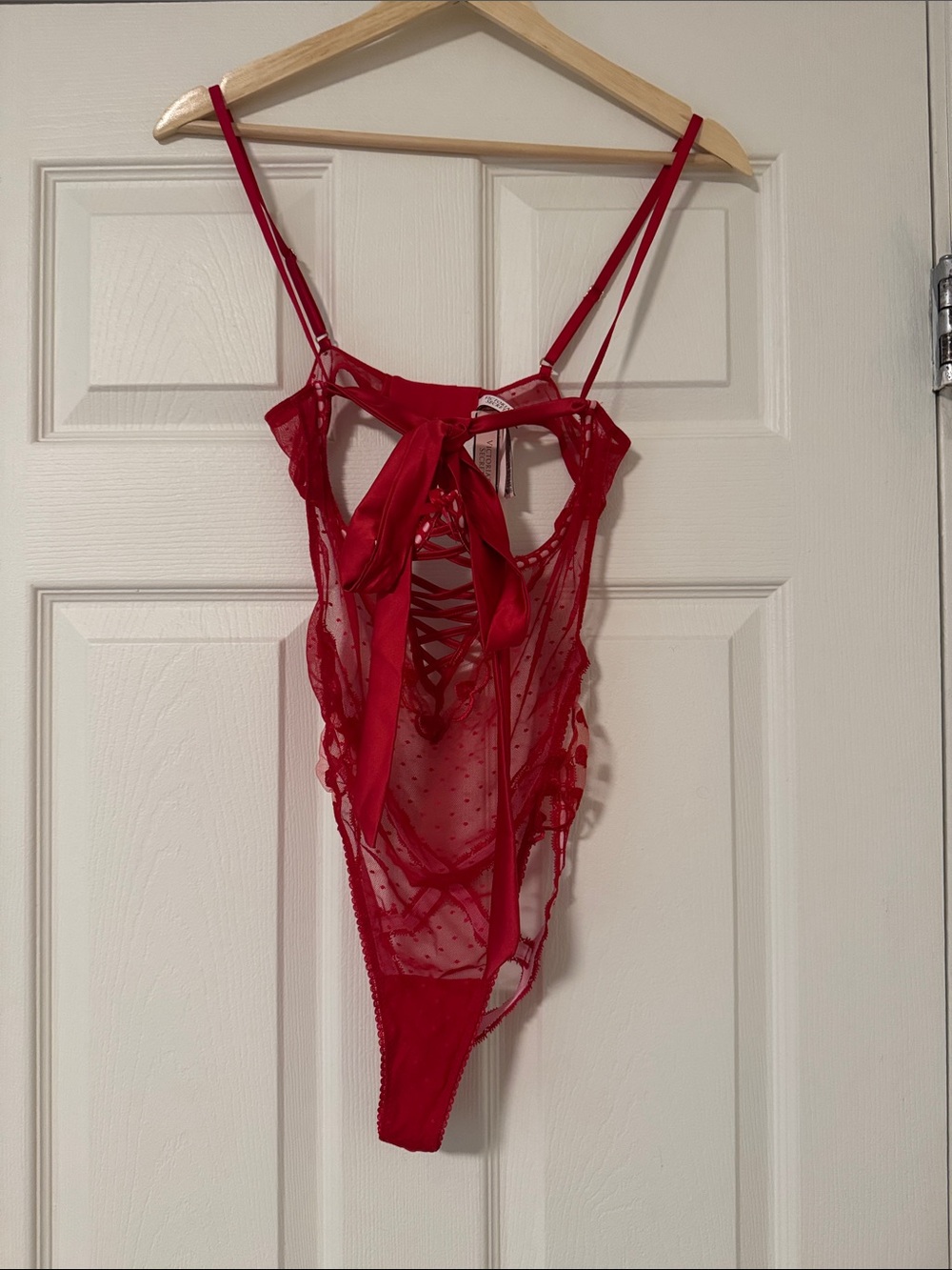 Victoria Secret Body NEW with tags - Red Sheer Lace